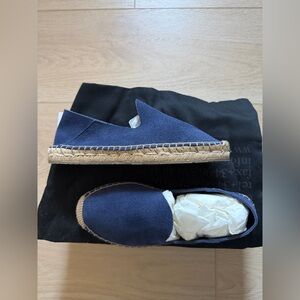 Nib Pedro Garcia espadrilles Darnel color marina castoro suede size 36.5 6.5